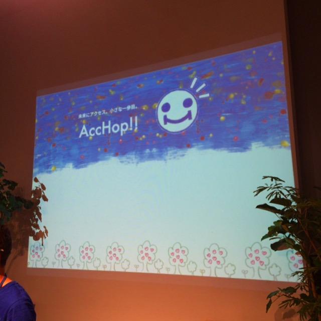 写真:AcHop!!開始前のスライド